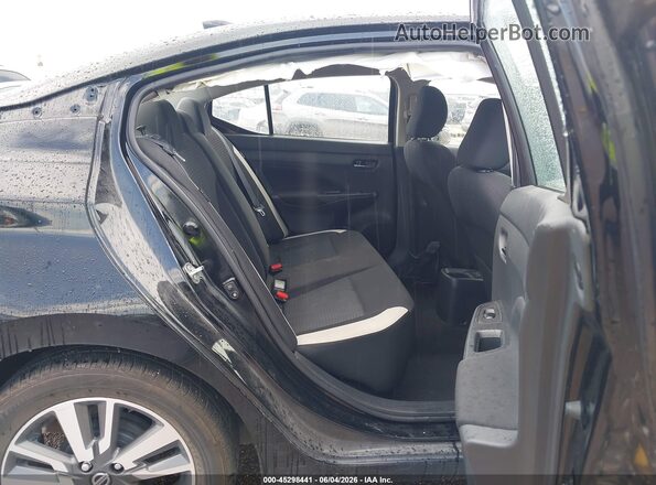 3N1CN8EV2ML893785 2021 NISSAN VERSA Black VIN კოდის სტიკერის ხედი