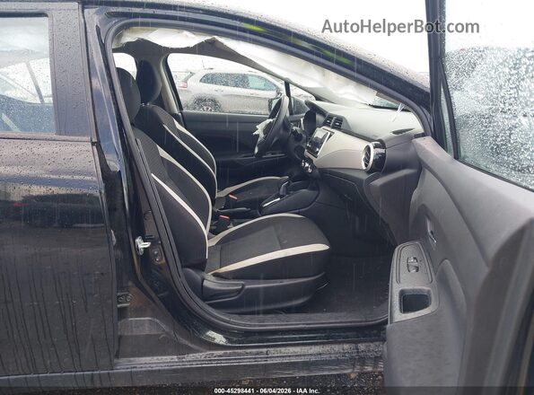 3N1CN8EV2ML893785 2021 NISSAN VERSA Black წინა სალონის ხედი