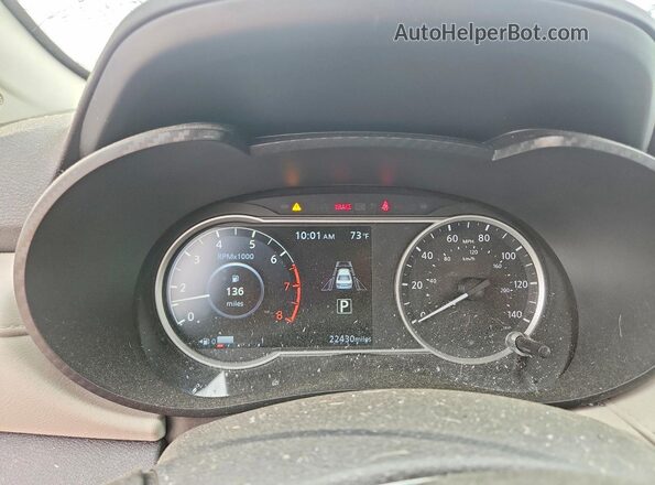 3N1CN8EV3ML845342 2021 NISSAN VERSA Blue Vista del cuadro de instrumentos