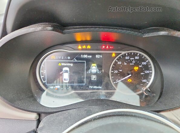 3N1CN8EV3ML867082 2021 NISSAN VERSA Черный Вид щитка приборов