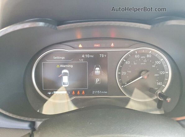 3N1CN8EV3SL858069 2025 NISSAN VERSA Black Widok zestawu wskaźników