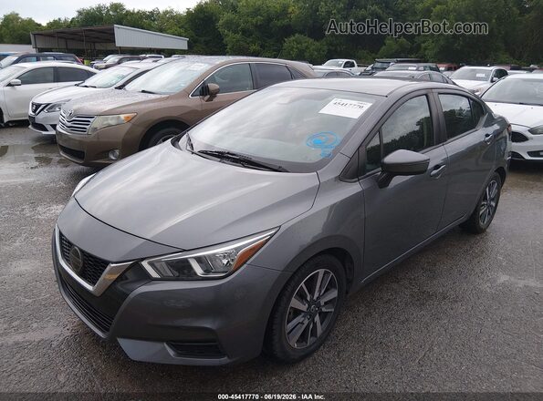 3N1CN8EV4LL835403 2020 NISSAN VERSA Gray Przód lewy