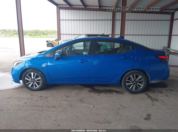 3N1CN8EV4ML829327 2021 NISSAN VERSA Blue 360 interior view