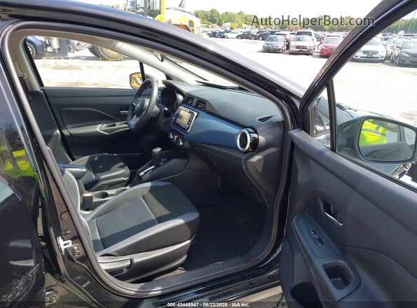 3N1CN8EV4SL842401 2025 NISSAN VERSA Black Widok wnętrza z przodu