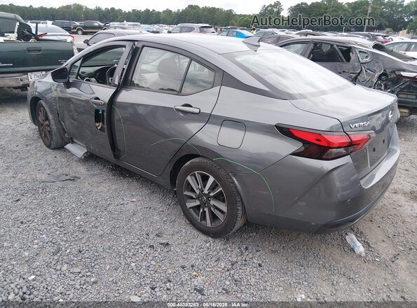 3N1CN8EV5ML856956 2021 NISSAN VERSA Gray Rear left