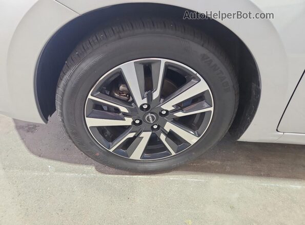 3N1CN8EV5SL856887 2025 NISSAN VERSA Серебряный Вид наклейки с VIN-кодом