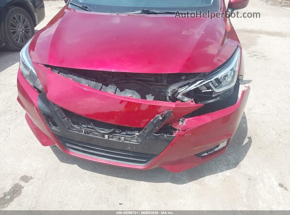 3N1CN8EV6LL831739 2020 NISSAN VERSA Red Вид спереду