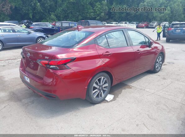 3N1CN8EV6LL831739 2020 NISSAN VERSA Red Задня права чверть