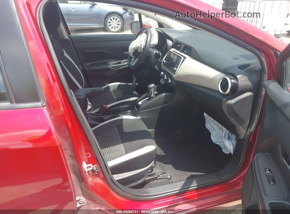 3N1CN8EV6LL831739 2020 NISSAN VERSA Red Вид салону спереду