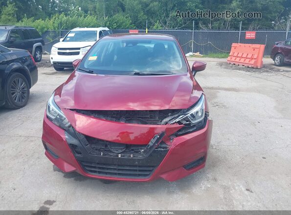 3N1CN8EV6LL831739 2020 NISSAN VERSA Red Вид щитка приладів