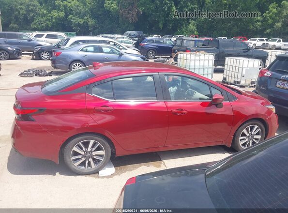 3N1CN8EV6LL831739 2020 NISSAN VERSA Red Вид задньої частини салону
