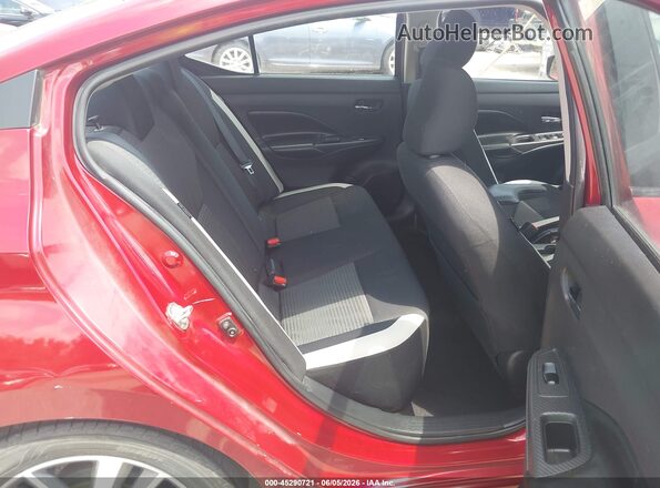 3N1CN8EV6LL831739 2020 NISSAN VERSA Red Вид наклейки з VIN-кодом