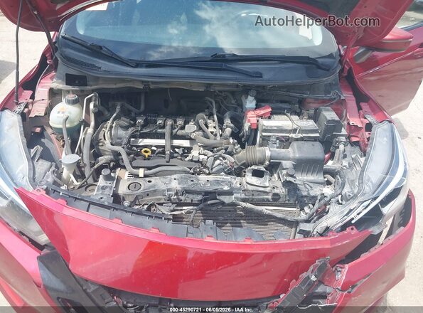 3N1CN8EV6LL831739 2020 NISSAN VERSA Red Вид ззаду