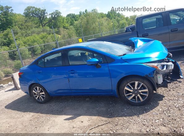 3N1CN8EV6LL846600 2020 NISSAN VERSA Blue Սալոնի հետևի տեսք