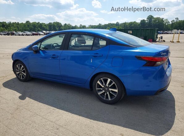 3N1CN8EV6ML835596 2021 NISSAN VERSA Blue Tył lewy