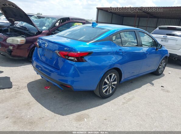 3N1CN8EV6ML891330 2021 NISSAN VERSA Blue Tył prawy