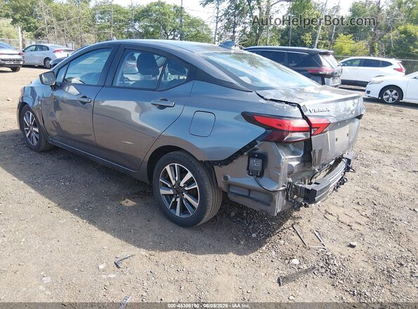 3N1CN8EV6ML891599 2021 NISSAN VERSA Серый Задняя левая четверть