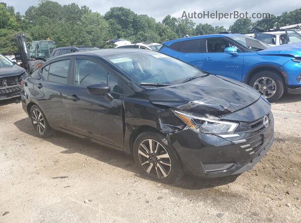 3N1CN8EV7SL853098 2025 NISSAN VERSA Black Widok naklejki z numerem VIN