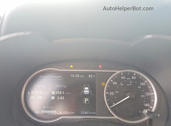 3N1CN8EV7SL853098 2025 NISSAN VERSA Black Widok zestawu wskaźników