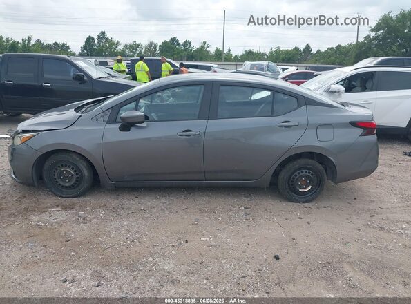 3N1CN8EV8ML834580 2021 NISSAN VERSA Silver Widok wnętrza z tyłu