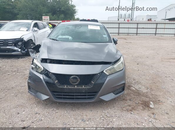 3N1CN8EV8ML834580 2021 NISSAN VERSA Silver Widok deski rozdzielczej