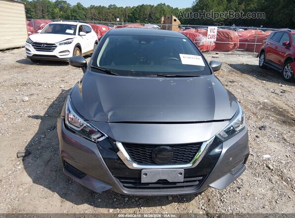3N1CN8EV8ML923159 2021 NISSAN VERSA Серый Вид щитка приборов