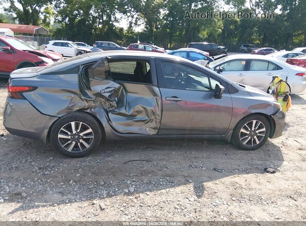 3N1CN8EV8ML923159 2021 NISSAN VERSA Серый Вид задней части салона