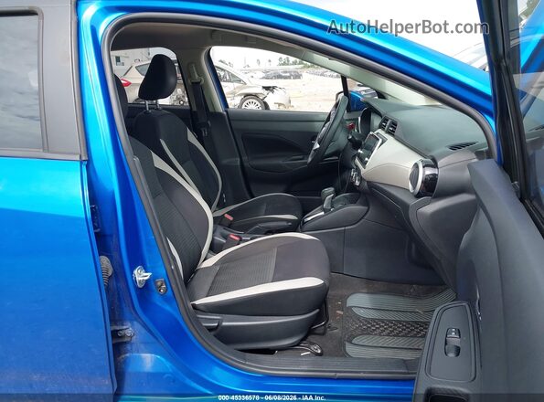 3N1CN8EVXML889290 2021 NISSAN VERSA Синий Вид салона спереди