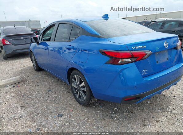 3N1CN8EVXML889290 2021 NISSAN VERSA Синий Задняя левая четверть