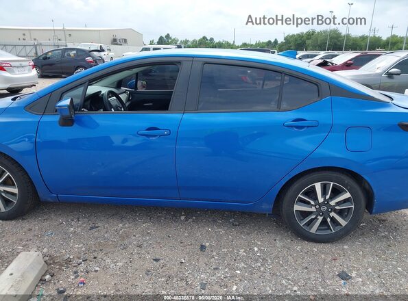 3N1CN8EVXML889290 2021 NISSAN VERSA Синий Вид спереди
