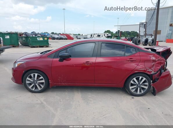 3N1CN8FV0LL866243 2020 NISSAN VERSA Burgundy Widok wnętrza 360 stopni