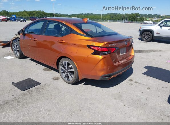 3N1CN8FV1ML855348 2021 NISSAN VERSA Orange Задня ліва чверть