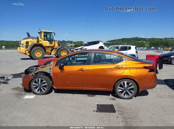 3N1CN8FV1ML855348 2021 NISSAN VERSA Orange 
