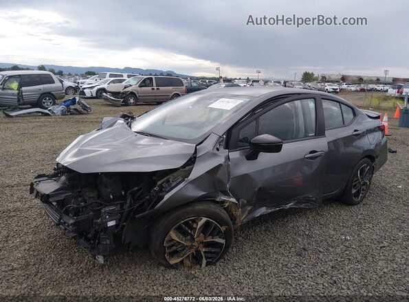 3N1CN8FV1PL829708 2023 NISSAN VERSA Gray Առջևի ձախ երեք քառորդ տեսարան