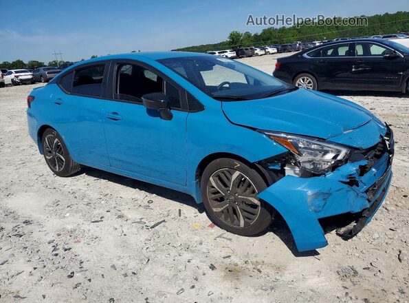 3N1CN8FV2SL825322 2025 NISSAN VERSA Синий Передняя правая четверть