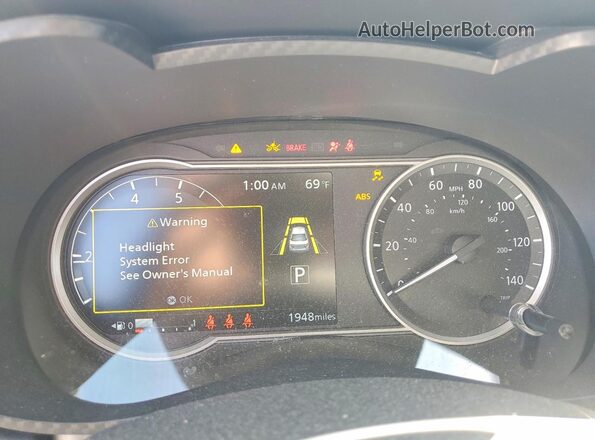 3N1CN8FV2SL825322 2025 NISSAN VERSA Синий Вид щитка приборов