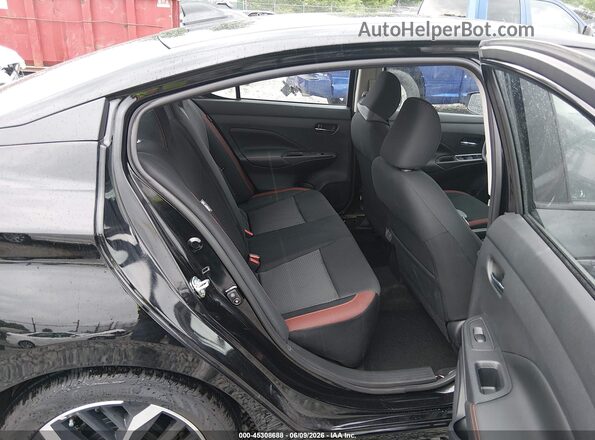 3N1CN8FV2SL887819 2025 NISSAN VERSA Black VIN կոդի պիտակի տեսք