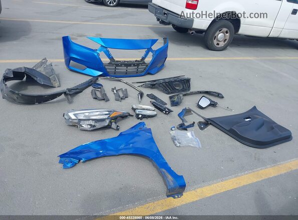 3N1CN8FV4LL837182 2020 NISSAN VERSA Синий Вид щитка приборов