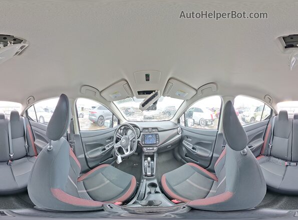 3N1CN8FV4PL819450 2023 NISSAN VERSA Gray VIN კოდის სტიკერის ხედი