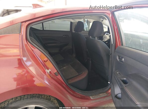 3N1CN8FV6LL803244 2020 NISSAN VERSA Red Vista de la etiqueta del VIN