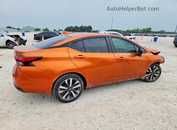 3N1CN8FV7ML855144 2021 NISSAN VERSA Orange უკანა მარჯვენა