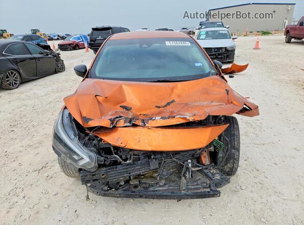 3N1CN8FV7ML855144 2021 NISSAN VERSA Orange წინა ხედი