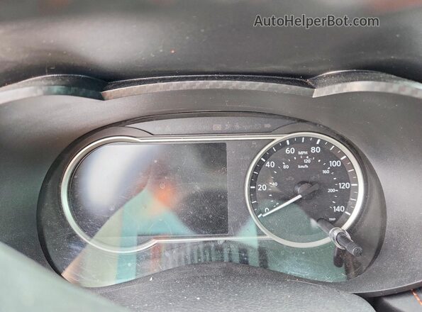 3N1CN8FV7ML855144 2021 NISSAN VERSA Orange ხელსაწყოთა პანელის ხედი