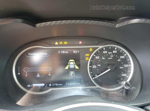 3N1CN8FV7ML895515 2021 NISSAN VERSA Black Instrument cluster view