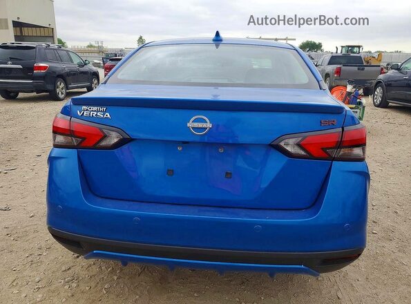 3N1CN8FV8PL824361 2023 NISSAN VERSA Синий Вид сзади