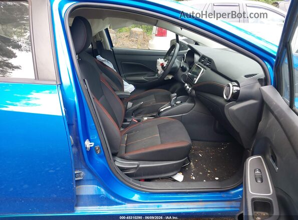 3N1CN8FV9ML879512 2021 NISSAN VERSA Blue წინა სალონის ხედი