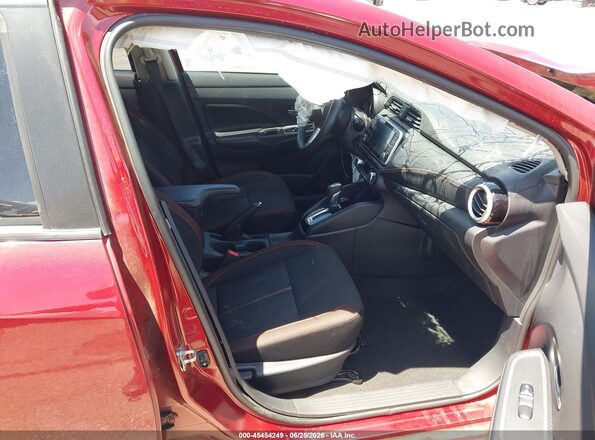 3N1CN8FV9ML922133 2021 NISSAN VERSA Red წინა სალონის ხედი