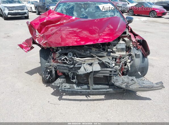 3N1CN8FV9ML922133 2021 NISSAN VERSA Red წინა ხედი