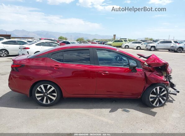 3N1CN8FV9ML922133 2021 NISSAN VERSA Red სალონის 360-გრადუსიანი ხედი
