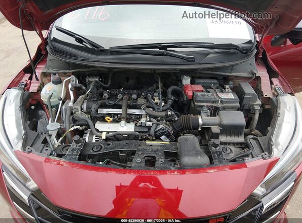 3N1CN8FV9PL831092 2023 NISSAN VERSA Red Вид ззаду